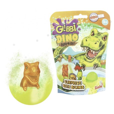 Glibbi Dinos fürdőbomba meglepetés figurával