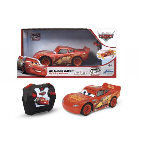 RC Verdák 3 - Turbo Racer - Villám McQueen távirányítós autó 1:24