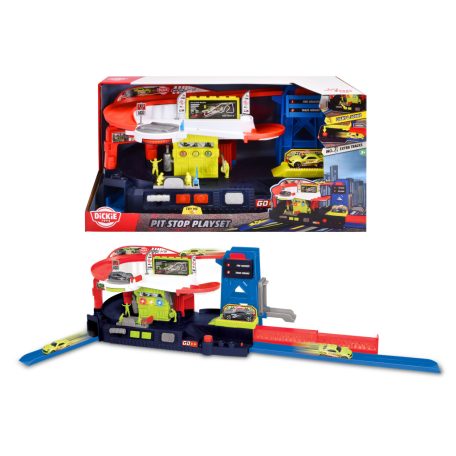 Dickie Pit Stop Playset – Versenyállomás szett