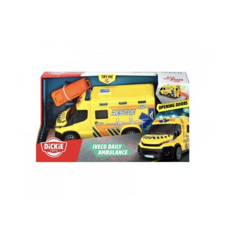 Dickie Toys - Iveco Daily mentőautó fény és hanghatással