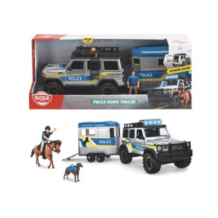Dickie Toys - Rendőrségi lószállító szett