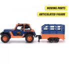 Dickie Toys Dino Commander Jeep – Dinó parkőr játékszett fény-hang effektekkel
