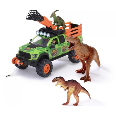 Dickie Toys Dino Hunter Ford Raptor – Dinóvadász játékszett fény-hang effektekkel