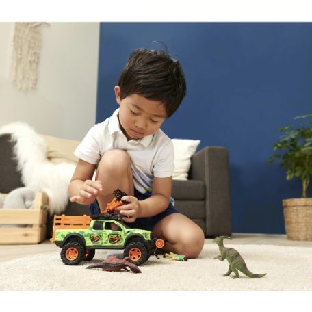 Dickie Toys Dino Hunter Ford Raptor – Dinóvadász játékszett fény-hang effektekkel