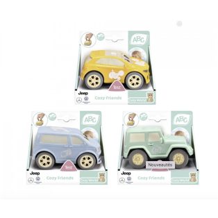 ABC Cozy Friends kisautó - Zöld Jeep