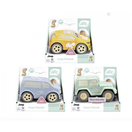 ABC Cozy Friends kisautó - Kék Volkswagen