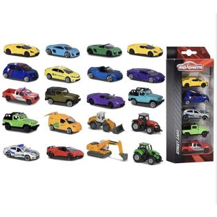Majorette Street Cars – 5 darabos kisautó szett