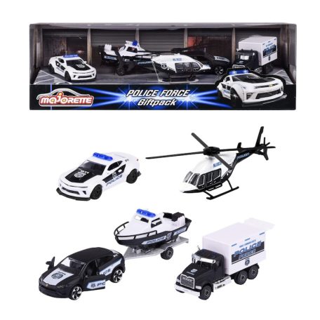 Majorette Police Force giftpack diorama