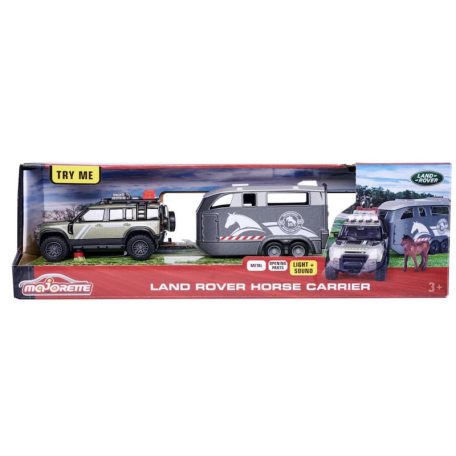 Majorette Land Rover lószállító játékszett