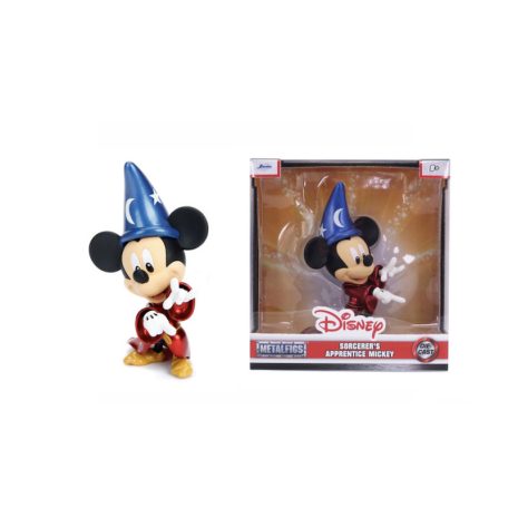 Mickey egér fémfigura varázsló jelmezben 15cm