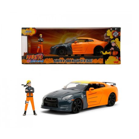Jada - Naruto Shippuden - Naruto & 2009 Nissan GT-R (R35)
