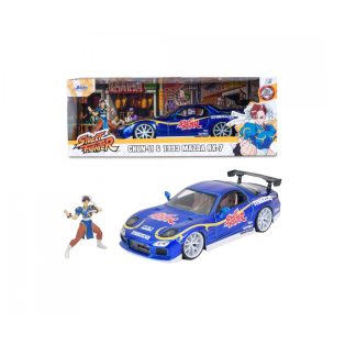 Jada - Street Fighter - Chun-Li - 1993 Mazda RX-7