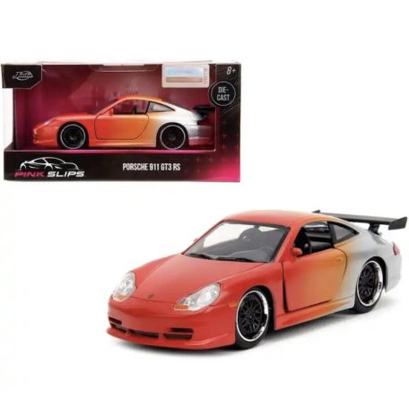 Pink Slips Porsche 911 GT3 RS (996) modellautó narancs