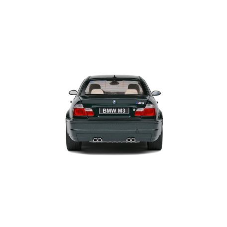 Solido BMW E46 M3 Coupe 2000 zöld 1:18