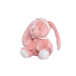 Rózsaszín nyuszi puha plüss gyerekeknek 13 cm