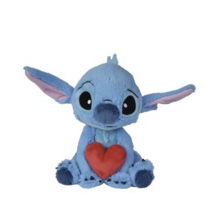 Stitch plüss szivecskével 25 cm Disney 