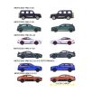 Majorette - Mercedes AMG Deluxe Cars - A35 zöld-arany