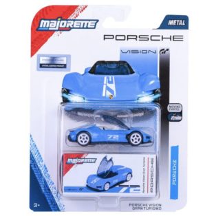   Majorette - Porsche Vision Gran Turismo kék Deluxe Cars fém autó