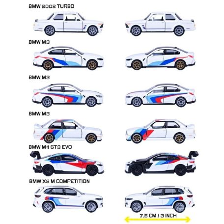 Majorette BMW Deluxe Cars - BMW 2002 Turbo - fehér