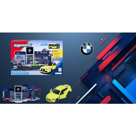 Majorette BMW Showroom service set + BMW M3