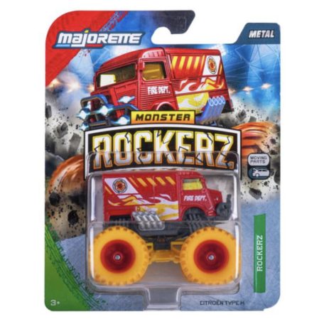 Majorette - Monster Rockerz Citroen Type H fém kisautó