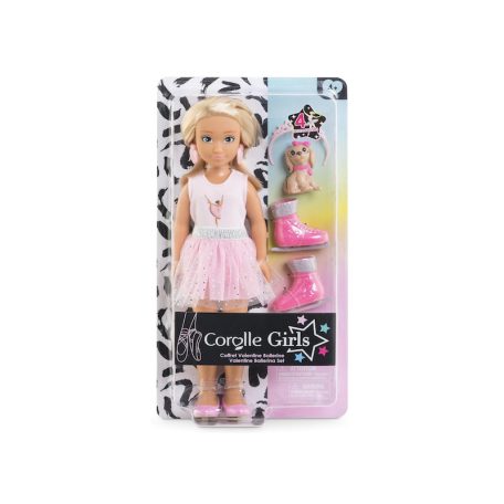 Corolle Girls Valentine Ballerina set divatbaba - 28 cm
