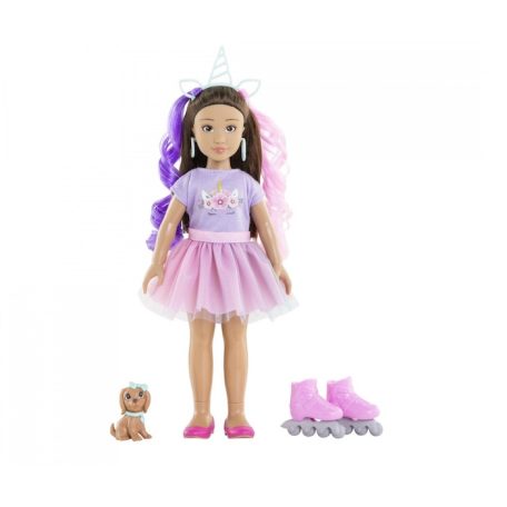 Corolle Girls Luna Unicorn set divatbaba - 28 cm