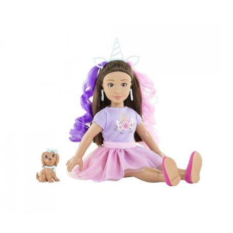 Corolle Girls Luna Unicorn set divatbaba - 28 cm