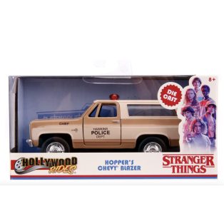 Stranger Things - Hopper rendőrautó modellautó 1:32
