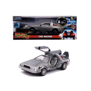   Vissza a jövőbe 2 Időgép -világítós- 1:24 Back to the Future modellautó