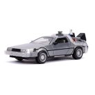 Vissza a jövőbe 2 Időgép -világítós- 1:24 Back to the Future modellautó