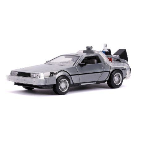 Vissza a jövőbe 2 Időgép -világítós- 1:24 Back to the Future modellautó