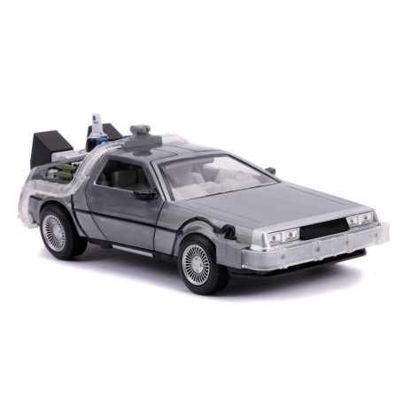 Vissza a jövőbe 2 Időgép -világítós- 1:24 Back to the Future modellautó