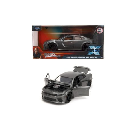 Halálos iramban 2021 Dodge Charger modellautó 1:24