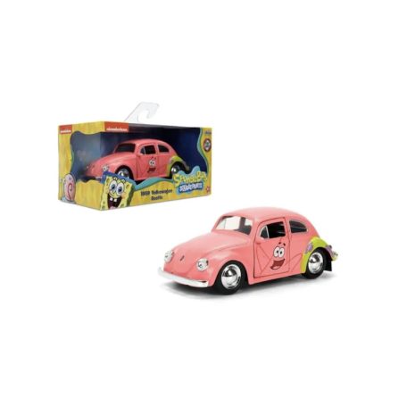 Sponge Bob Patrick 1959 VW Beetle fém modellautó 1:32