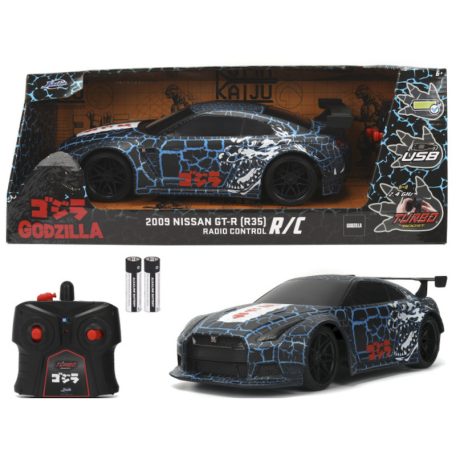 RC Godzilla 2009 Nissan GT-R modellautó 1:16