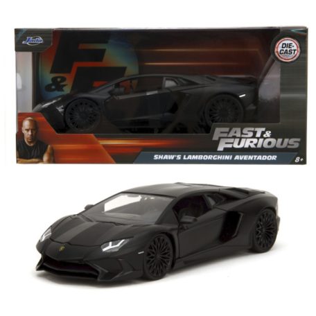 Halálos iramban Lamborghini Aventador modellautó 1:24